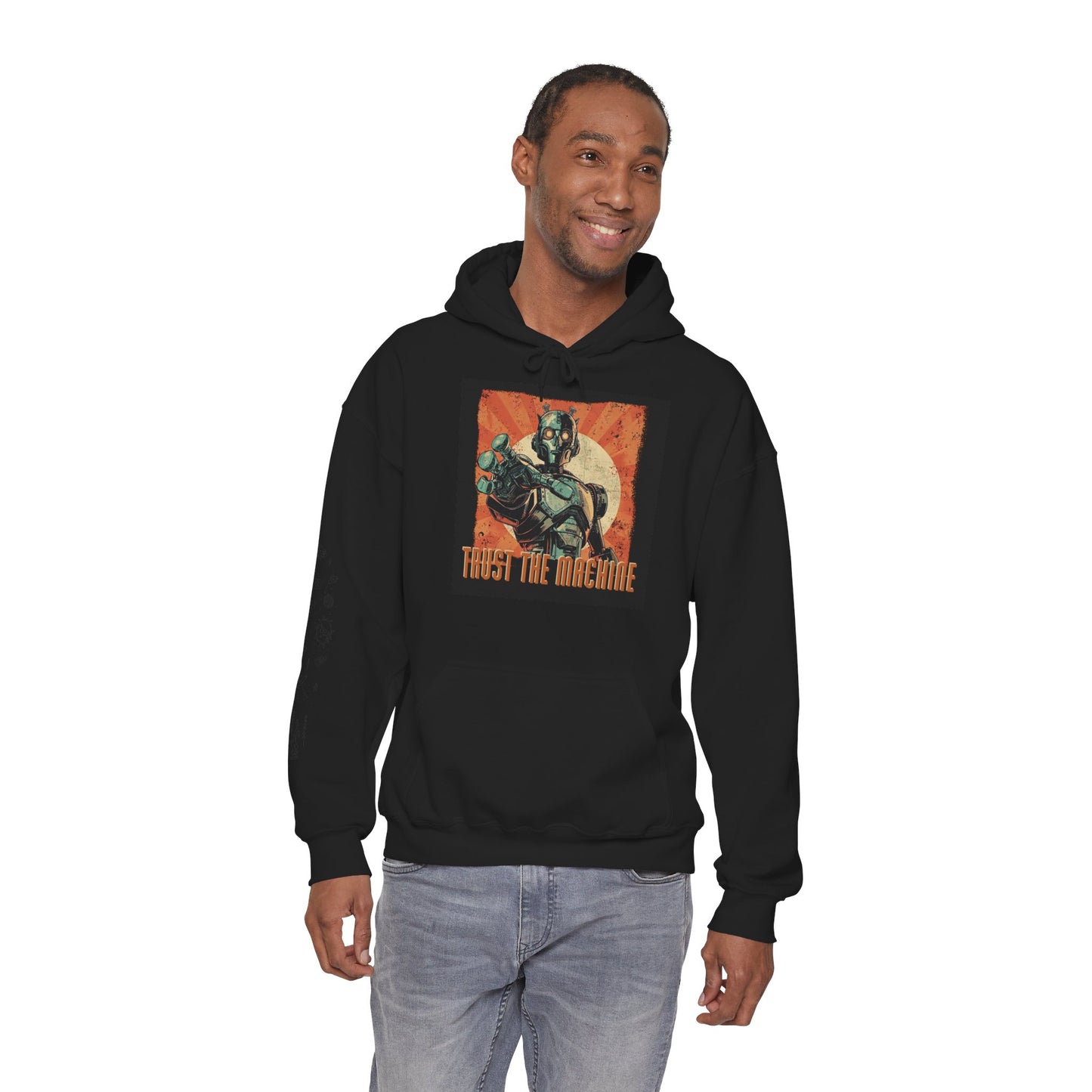 Trust the Machine Unisex Heavy Blend™ Hooded Sweatshirt
